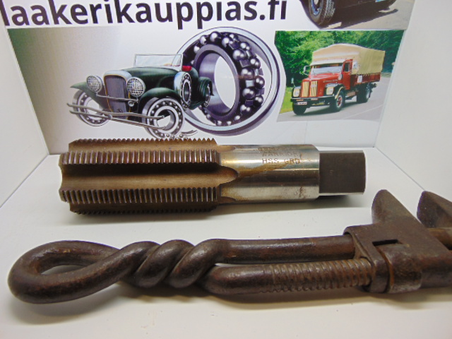 M48X3.0, KIERRETAPPI, OIKEA-KÄTINEN, PITUUS 190MM, HIENO-KIERRE, (KÄYTETTY), EU8801