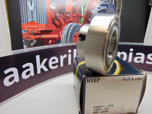 25MM, LAAKERI, RHP, TASASELKÄINEN, 25X52X27.35/15, 1325-25, PELTI/KUMISUOJAUS, RB 205, EU9353