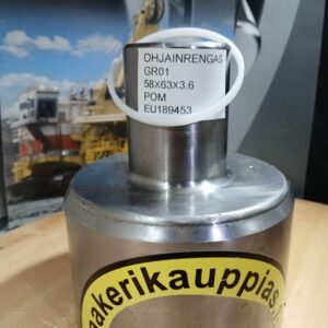 58X63X3.6, OHJAINRENGAS, GR01, POM, viistoon katkaistu, EU189453