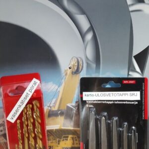 VASTAKIERRETAPPI-SARJA(KARTIO)+ VASENKÄTINEN PORASARJA(COBOLT), katkenneen tai kiinnileikkautuneen pultin irroitukseen, EU185455