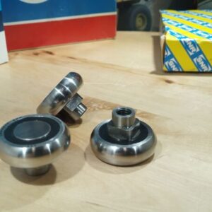 35.5X11X22.5, RST LAAKERI PYÖRISTETYLLÄ ULKOPINNALLA, KARA M8 SISÄKIERRE, CRPNX45-2RS, #ruostumaton#, TUKIRULLA, JUOKSUPYÖRÄ, EU1904857