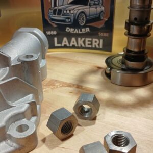 M12X1.5, #tehty mutteri#, KUUSIOMUTTERI,#vasenkätinen# AVAINVÄLI 19MM, KORKEUS 12.75MM, EU191262