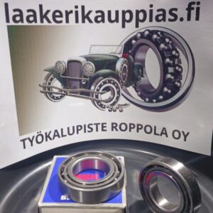 30X55X13, NSK, 7006A TYNDBLP5, #myydään parina(2kpl)#, 1-RIVINEN VIISTOKUULALAAKERI, LAAKERI, AVOIN, TERÄSPIDIN, EU192867