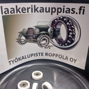 6X26X8/5, LAAKERI, #liukukiskolaakeri#, LIUKUKISKOIHIN, SUORASELKÄ, NYLON ULKOPINTA, KUULALAAKERI UPOTETTU NYLONIN SISÄÄN, EU192870